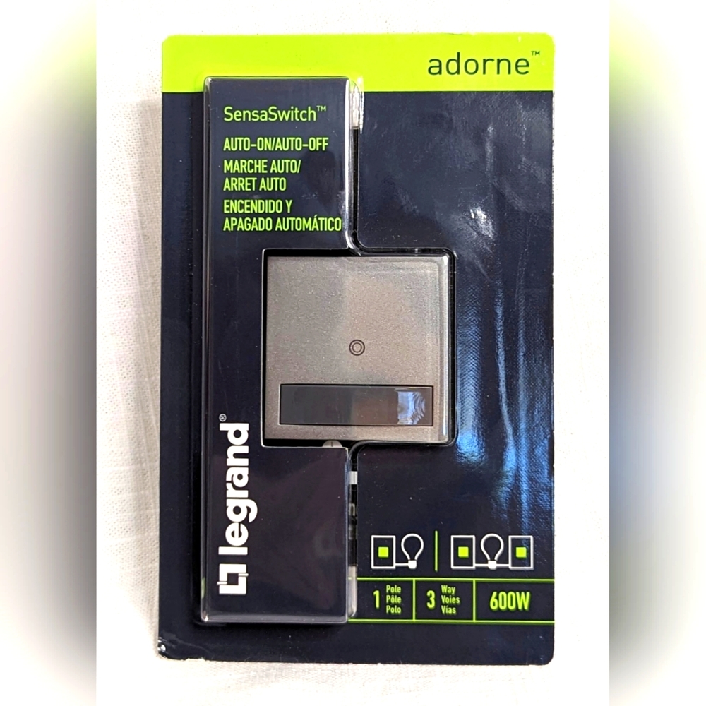 Legrand Adorne Motion Sensor Switch Auto On/Off with Microban ASOS32M4 Brand New